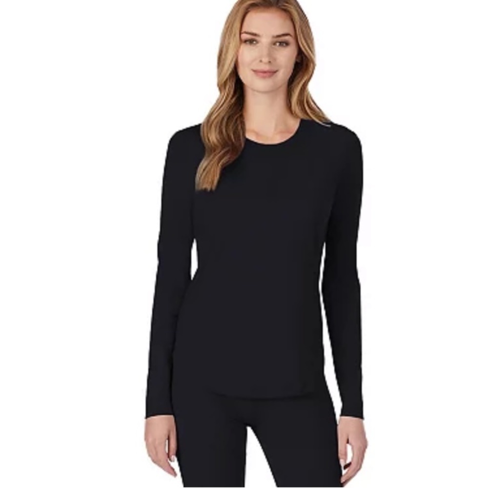 NEW Women's Cuddl Duds Under Scrubs Crewneck Top and Bottom Set Size:Small